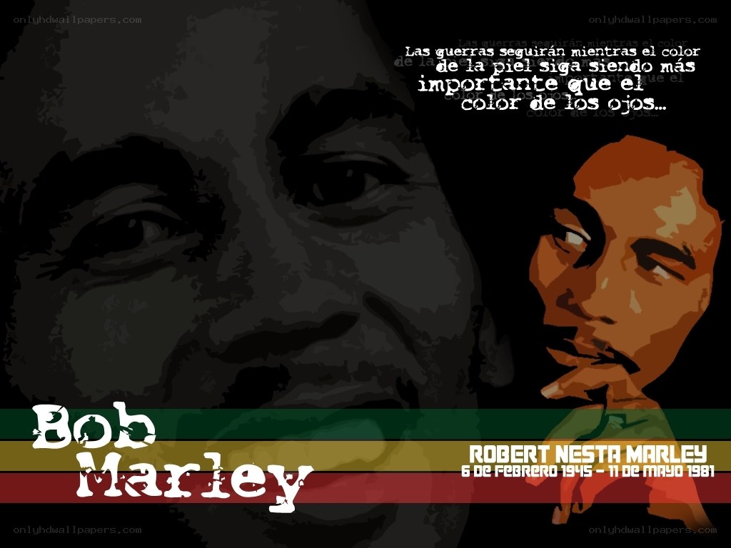 Bob Marley tribute poster