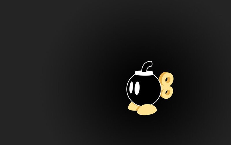 Bob-omb Character — Black