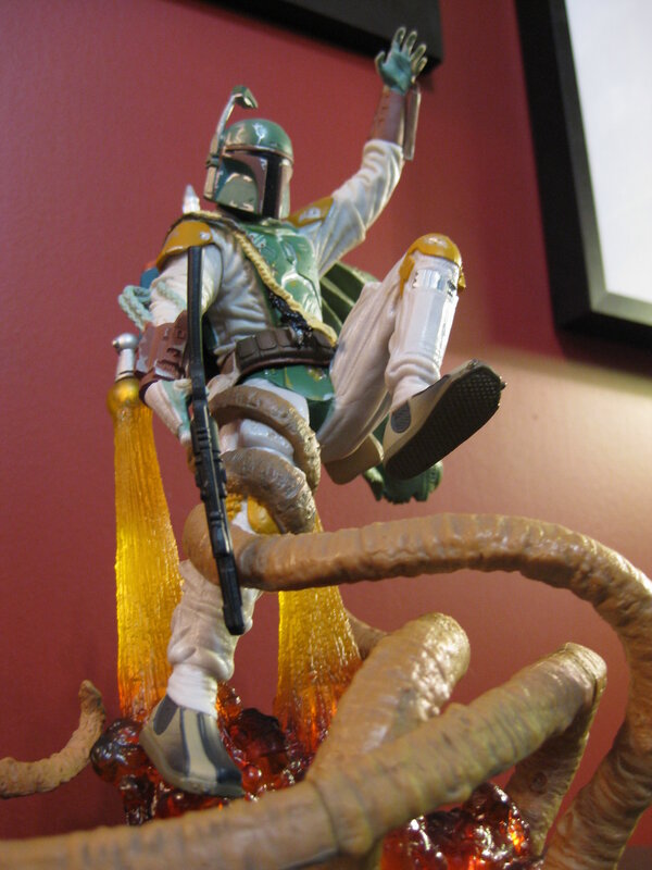 Boba Fett action figure display