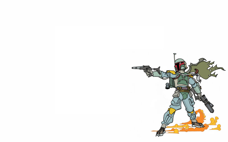 Boba Fett action pose