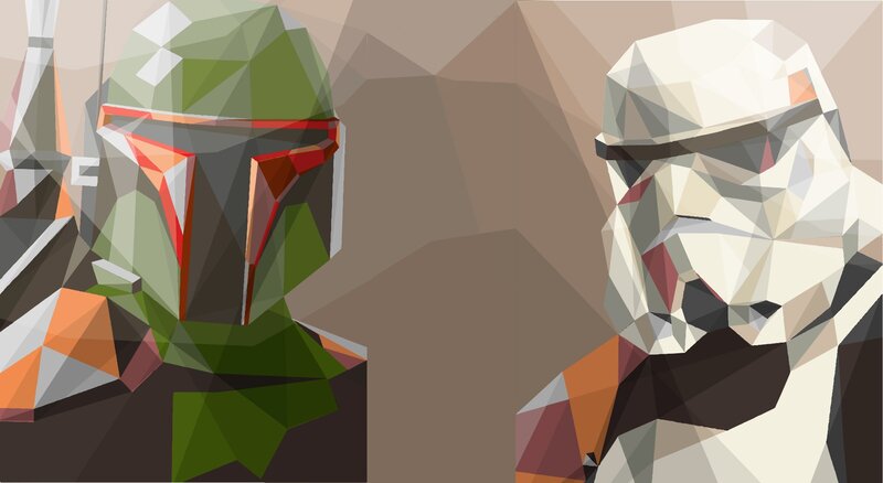 Boba Fett and Stormtrooper