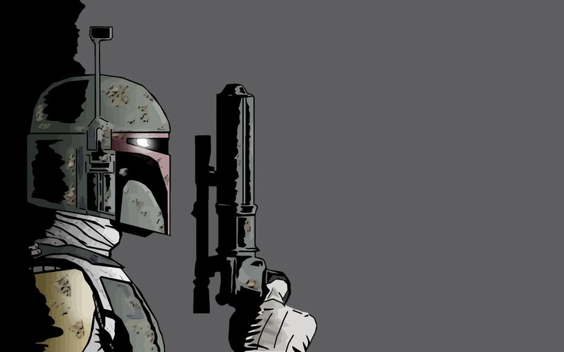 Boba Fett Character — Gray