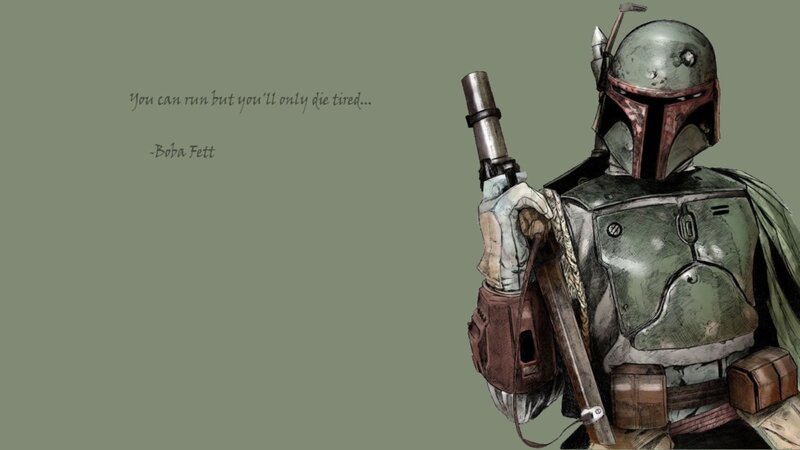 Boba Fett Character — Green