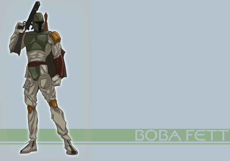 Boba Fett character illustration