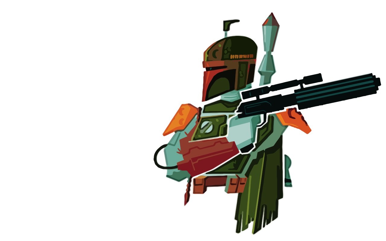 Boba Fett character illustration
