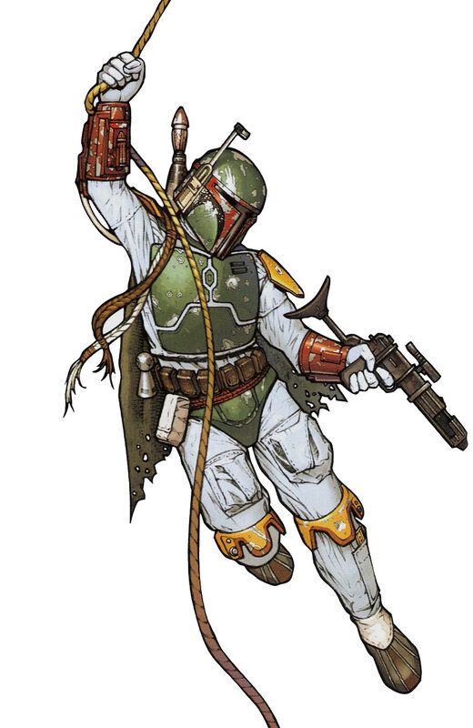 Boba Fett climbing rope