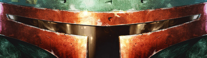 Boba Fett helmet close-up
