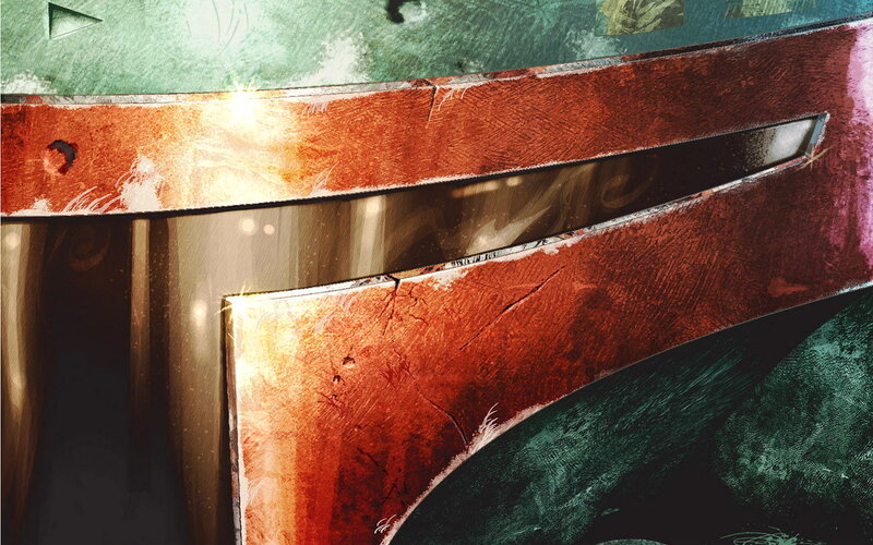 Boba Fett helmet detail