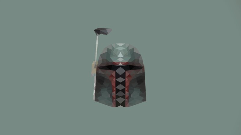 Boba Fett Helmet — Gray