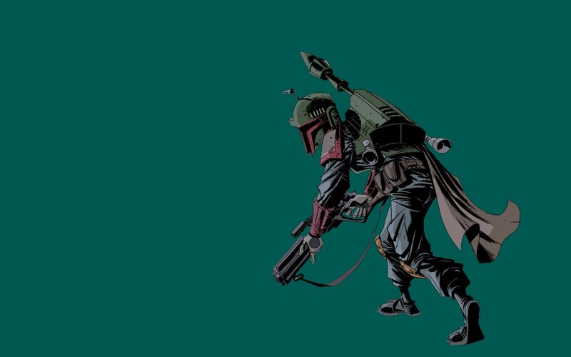Boba Fett in action