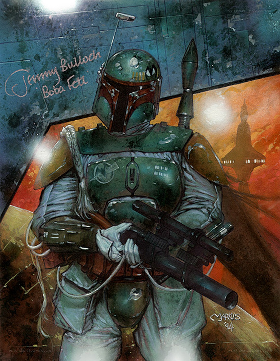 Boba Fett in armor