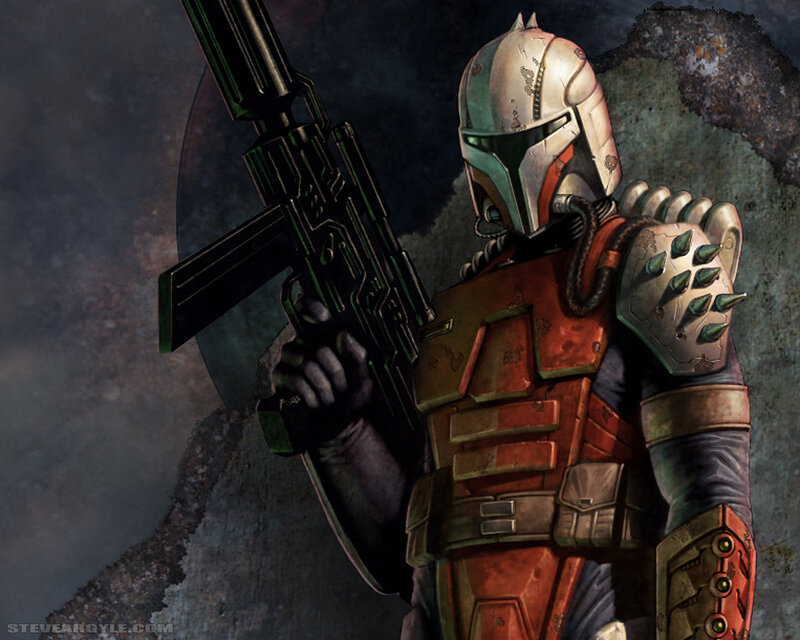Boba Fett in armor