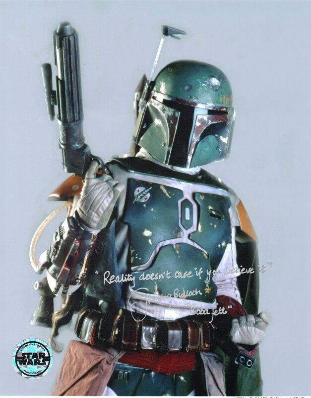 Boba Fett in Armor — Green, Dramatic, Photograph, Gun