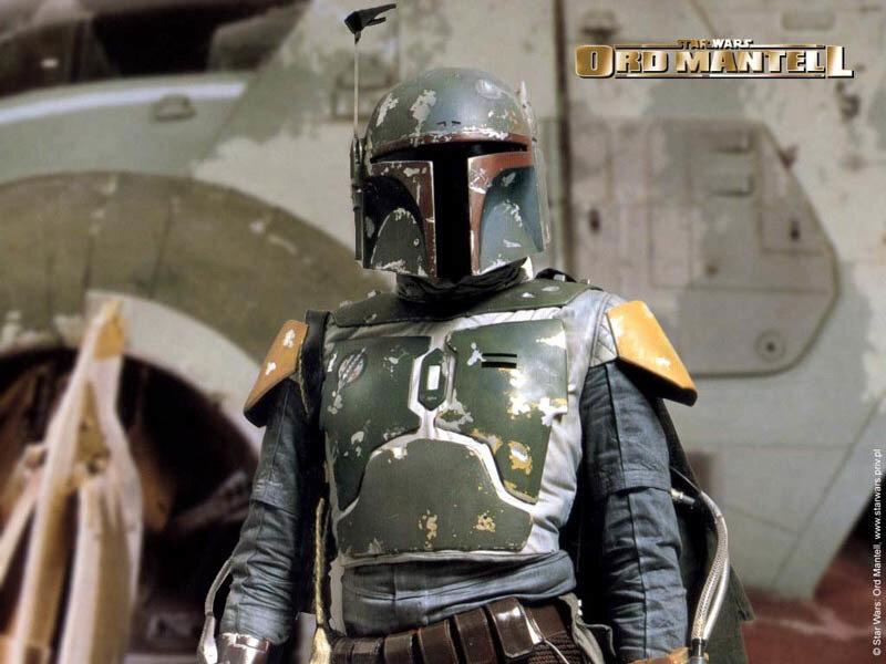 Boba Fett in Armor — Green, Dramatic, Photograph