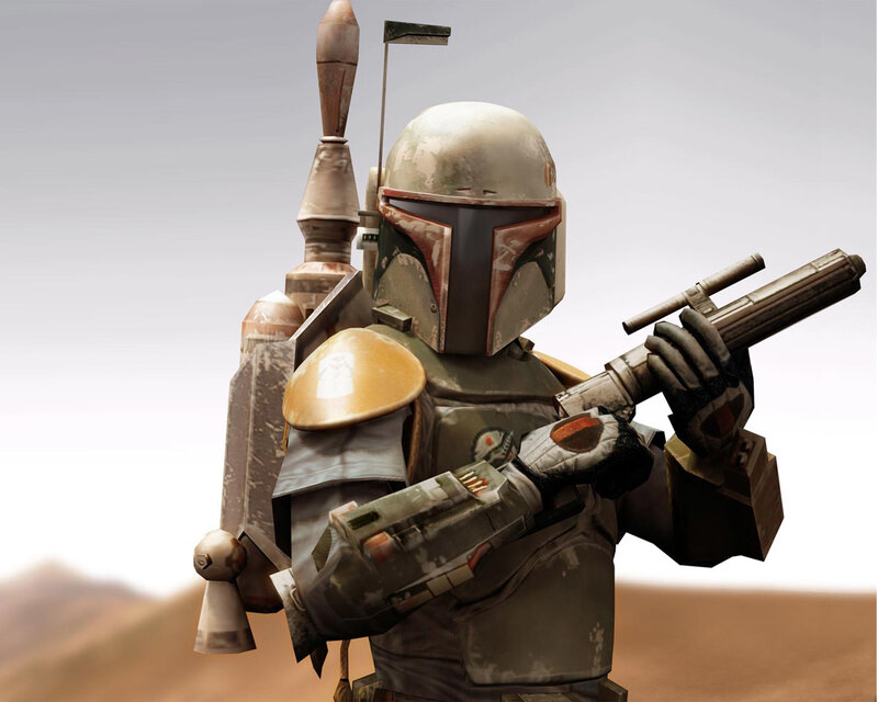 Boba Fett in desert armor