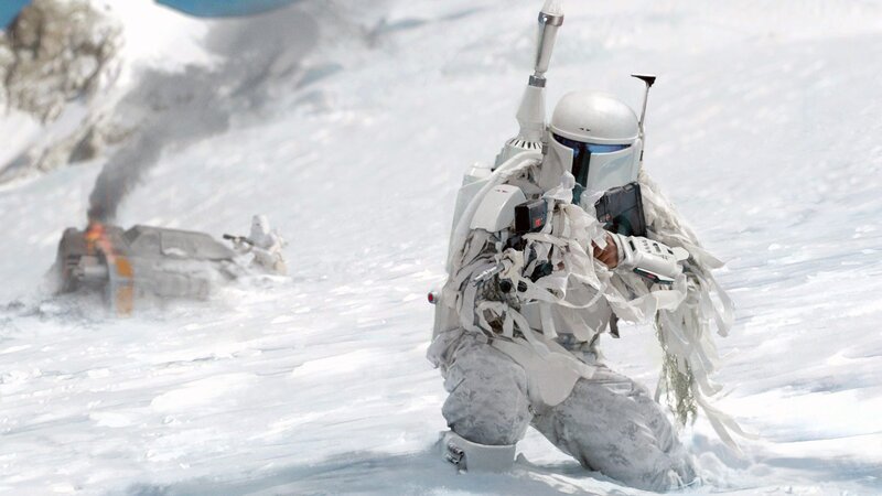 Boba Fett in Snow