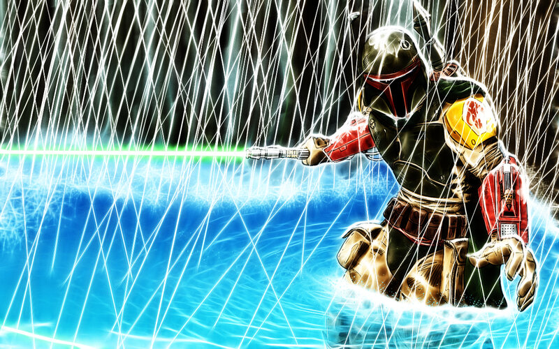 Boba Fett in storm