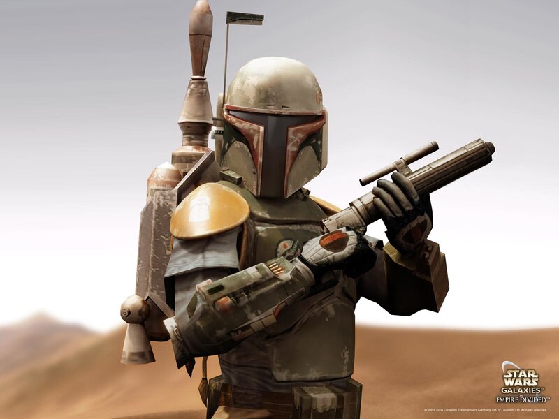 Boba Fett in the desert
