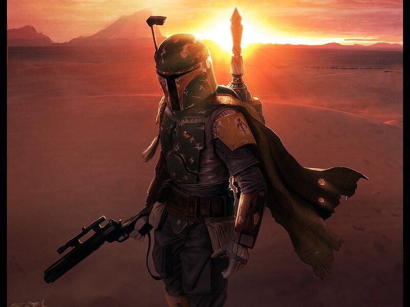 Boba Fett in the desert