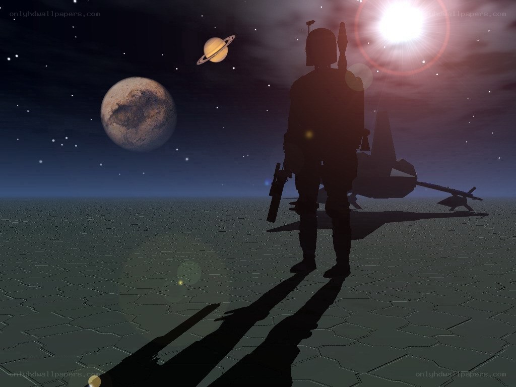 Boba Fett on alien planet