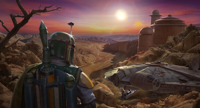 Boba Fett on Desert Planet