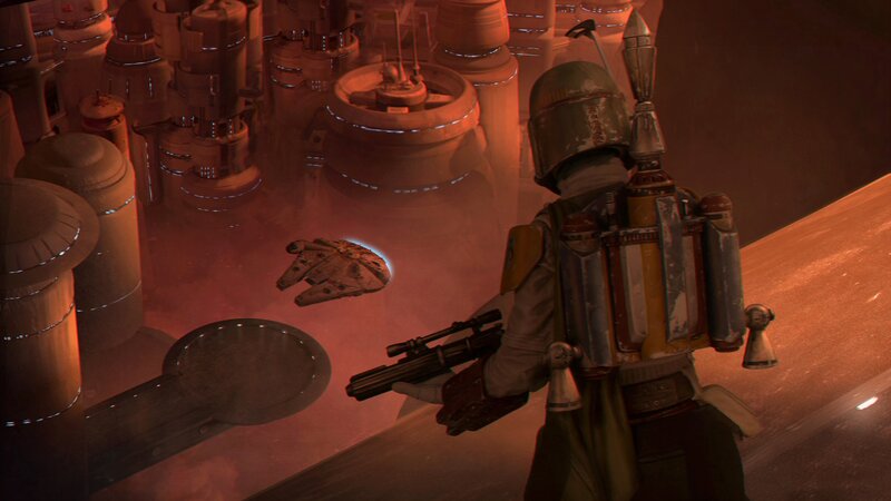 Boba Fett on Platform