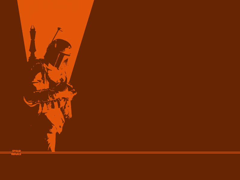 Boba Fett silhouette art