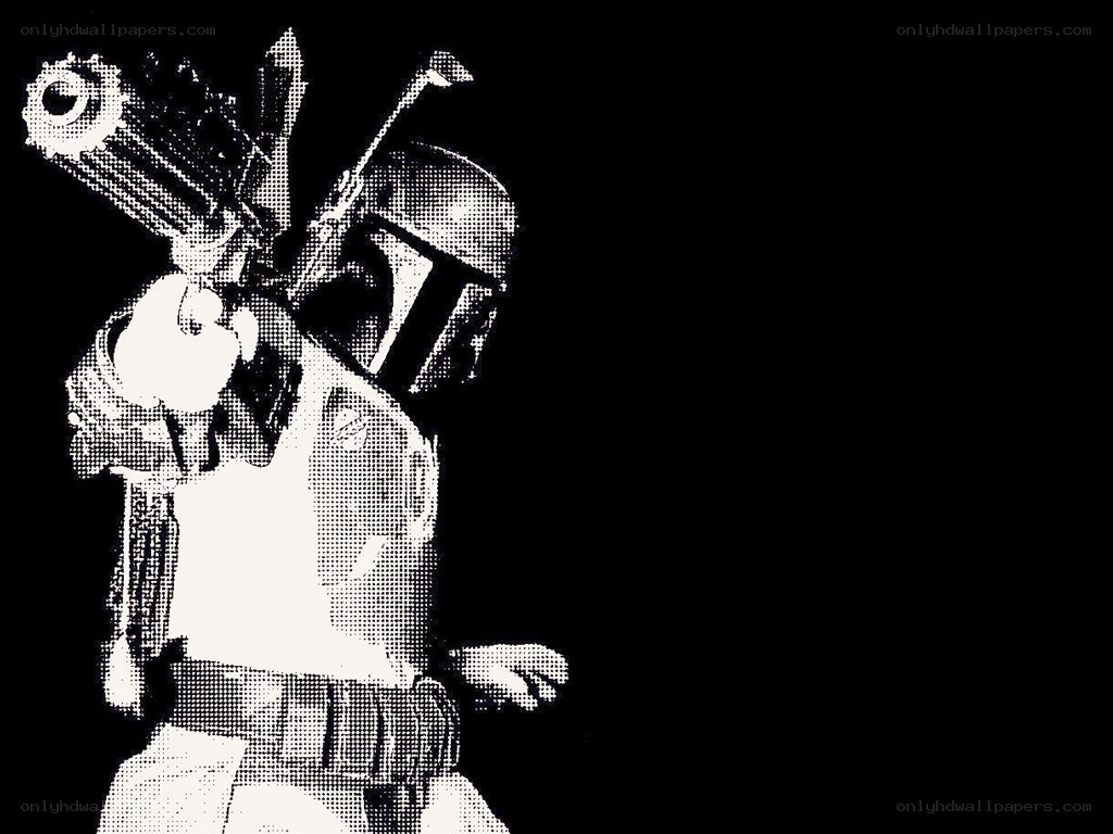 Boba Fett with blaster