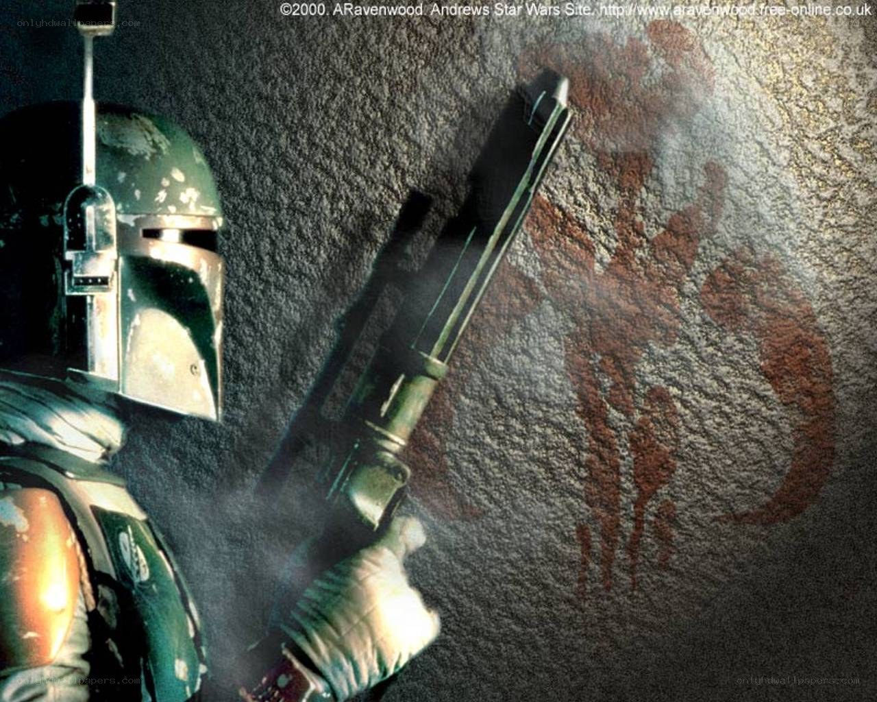 Boba Fett with blaster