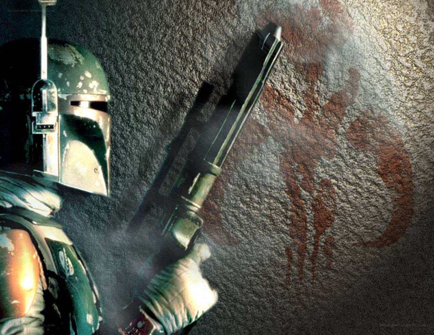 Boba Fett with blaster