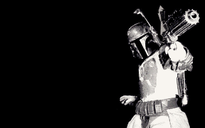 Boba Fett with Blaster — Black