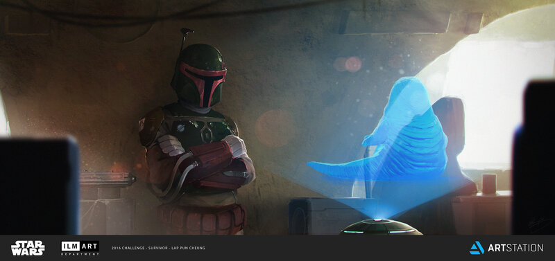 Boba Fett with Hologram