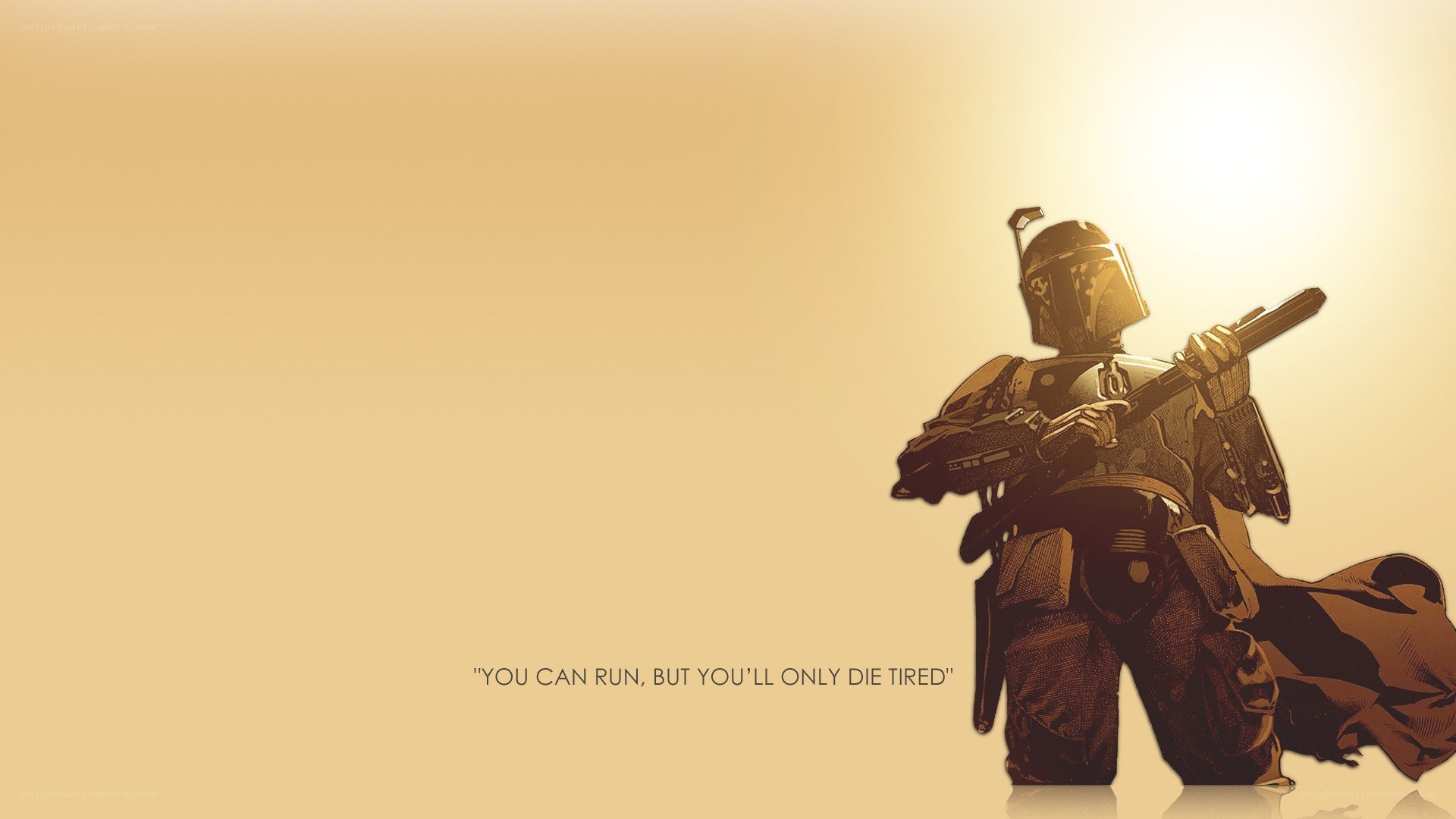 Boba Fett with quote