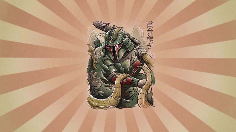 Boba Fett with Snake