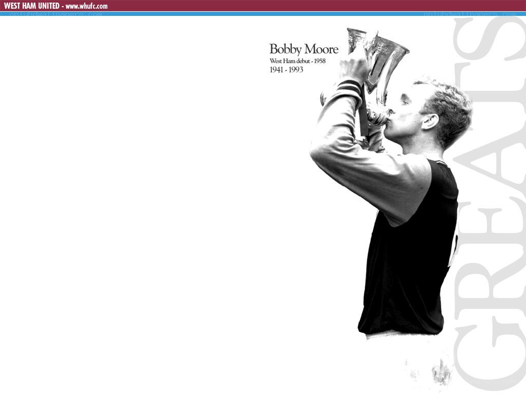 Bobby Moore trophy moment