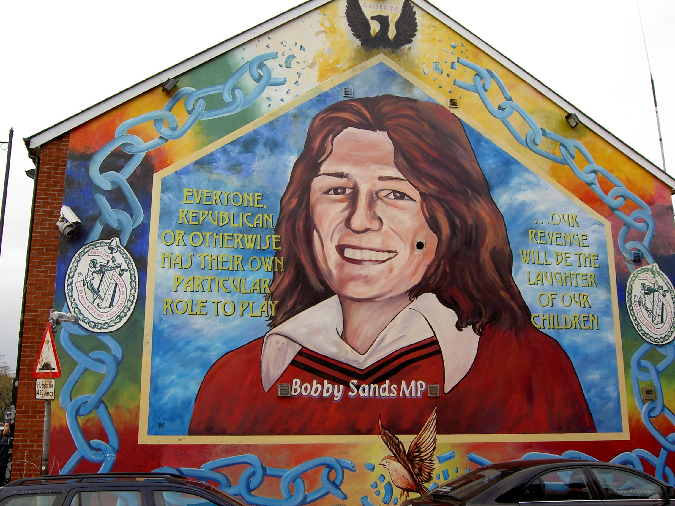 Bobby Sands mural in Belfast