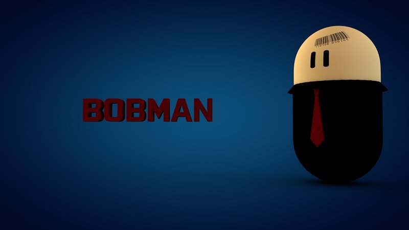 Bobman character logo