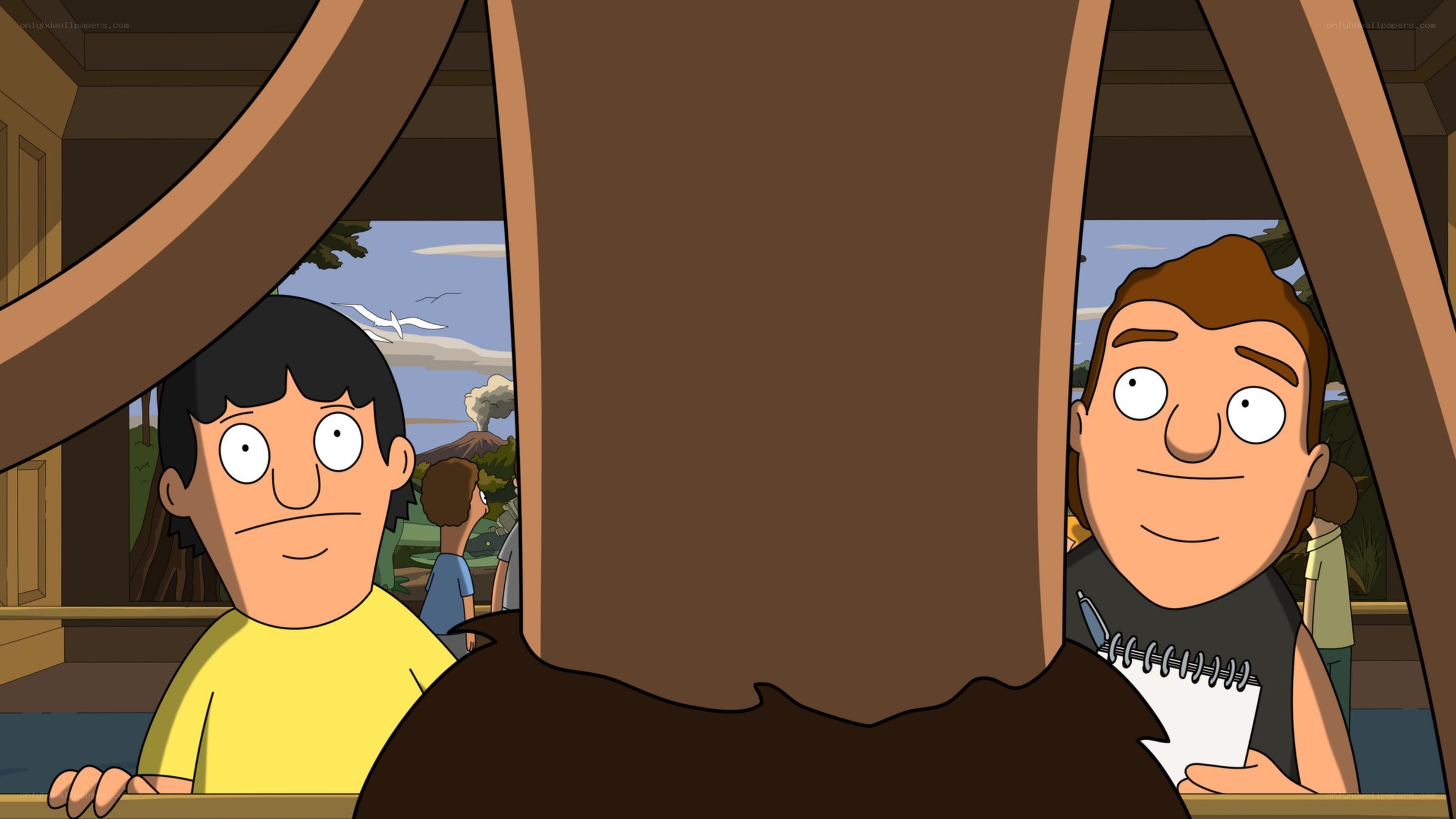 Bobs Burgers characters in a scene