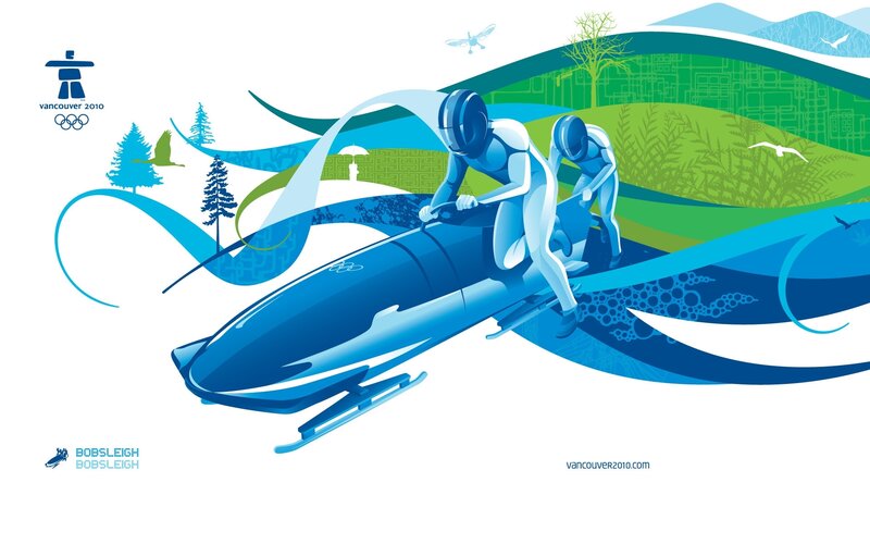 Bobsleigh Team in Action