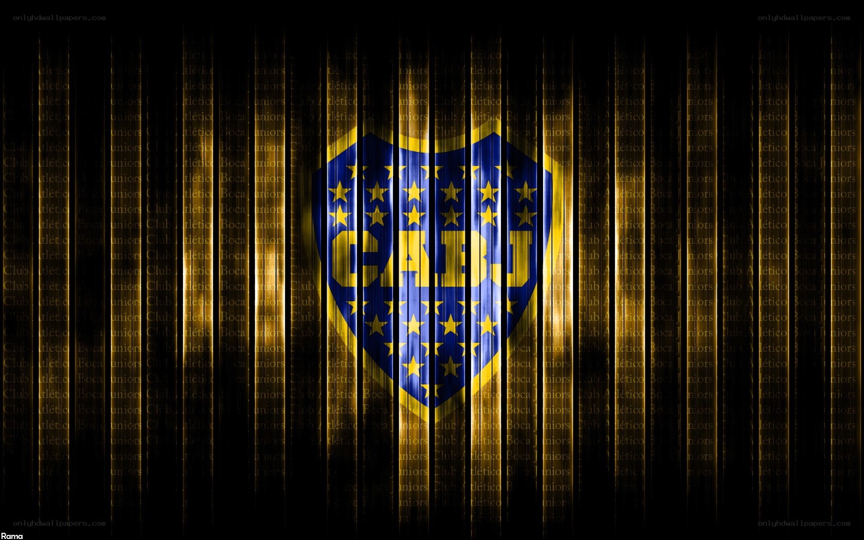 Boca Juniors logo with digital effect