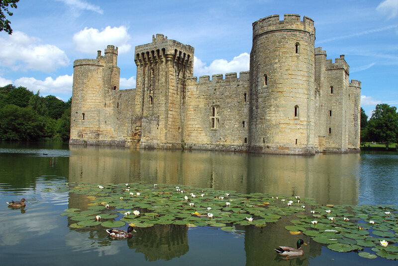 Bodiam Castle — Blue
