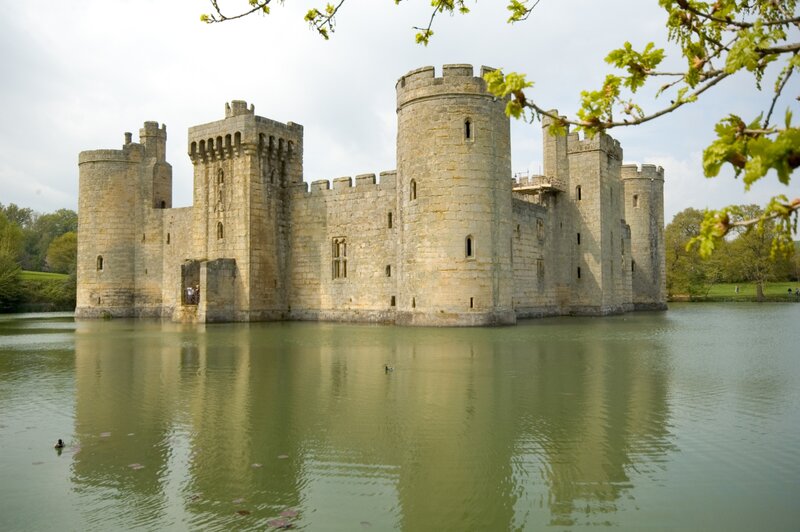 Bodiam Castle — Green, Serene, Spring