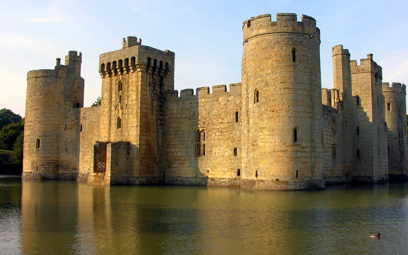 Bodiam Castle — Yellow