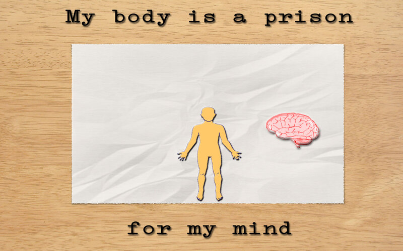 body as prison for mind