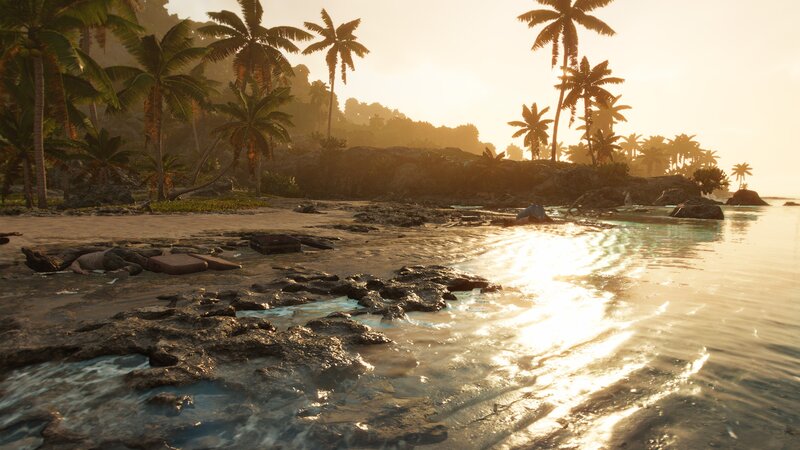 Body on Tropical Beach