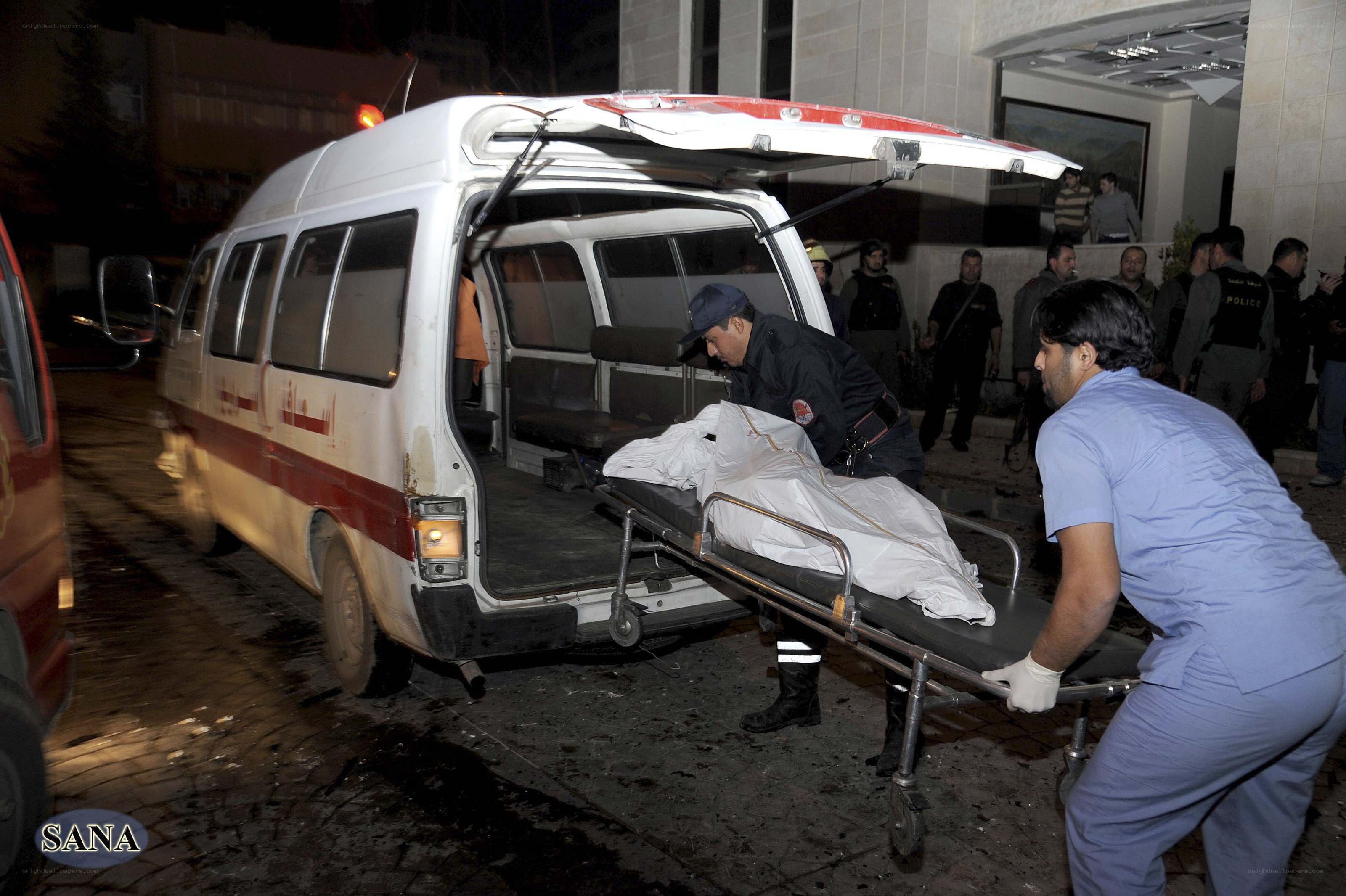 Body transported in ambulance