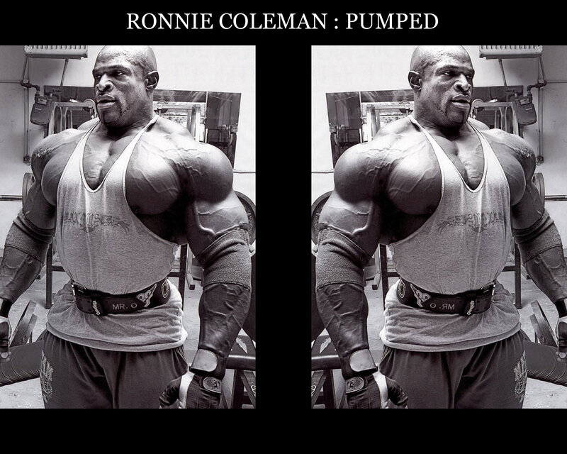 Bodybuilder in Gym — Black