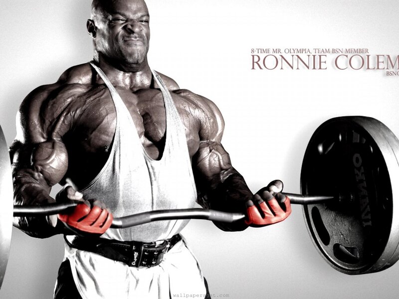 Bodybuilder Lifting Barbell — Black, Intense, Photograph