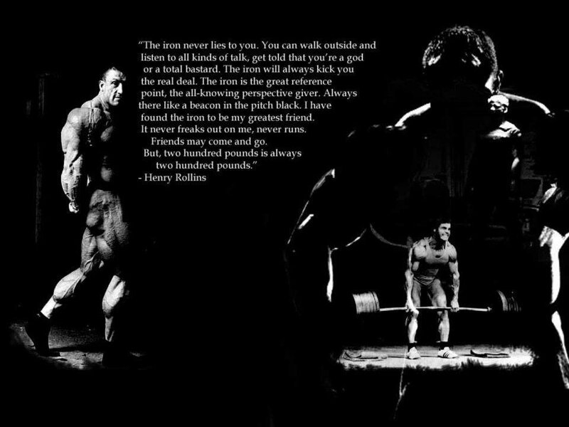 Bodybuilder Lifting Weights — Black