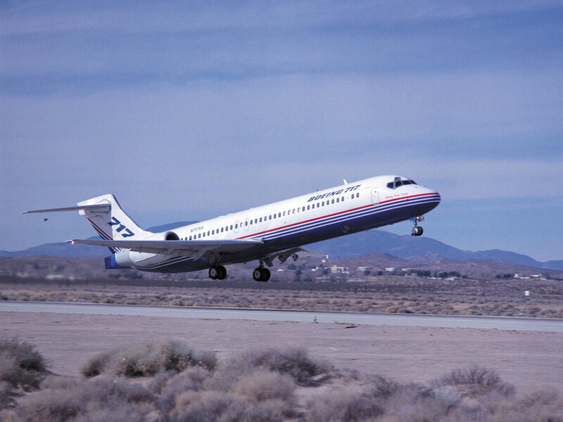 Boeing 717 Airplane